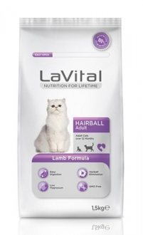 LaVital Adult Hairball Kuzulu Yetişkin 1.5 kg Kedi Maması kullananlar yorumlar